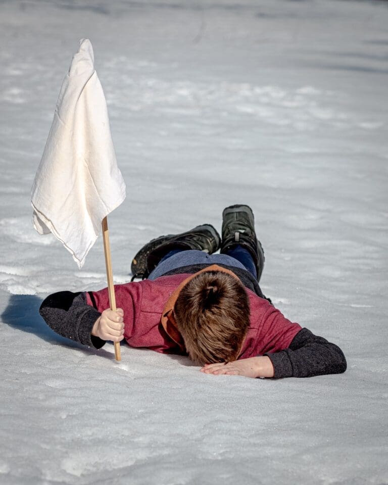 raising the white flag